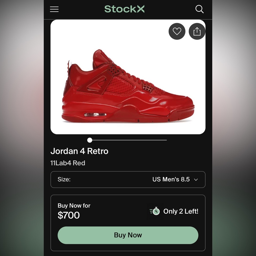 Air Jordan 4 Retro 11Lab4 Gym Red Size 8.5 Men’s | Rare | Excellent Condition - Picture 14 of 14